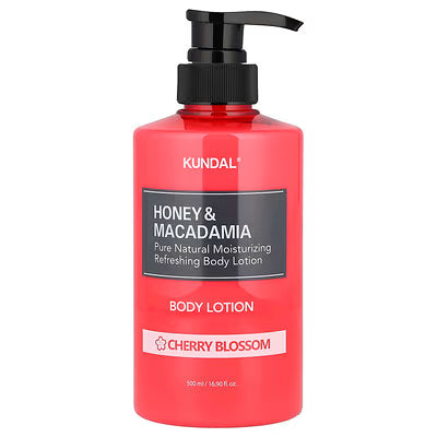 Kundal Honey & Macademia Pure Body Lotion 500ML - Cherry Blossom