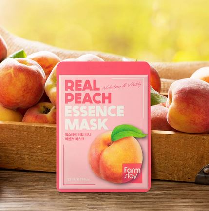 Farm Stay Real Peach Essence Μάσκα Προσώπου Κρέμα για Αναζωογόνηση / Θρέψη 23ml