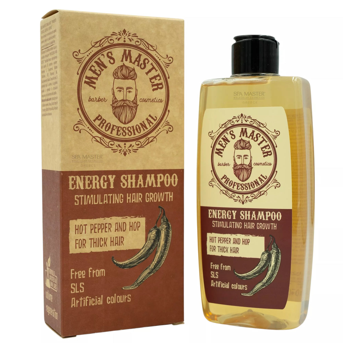 Men’s Master Energy Shampoo – Ανδρικό τονωτικό σαμπουάν για μαλλιά με τάση αραίωσης 260 ml