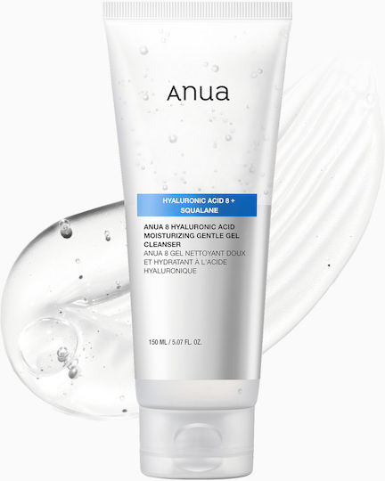 Anua 8 Hyaluronic Acid Moisturizing Gentle Gel Καθαρισμού Προσώπου 150ml